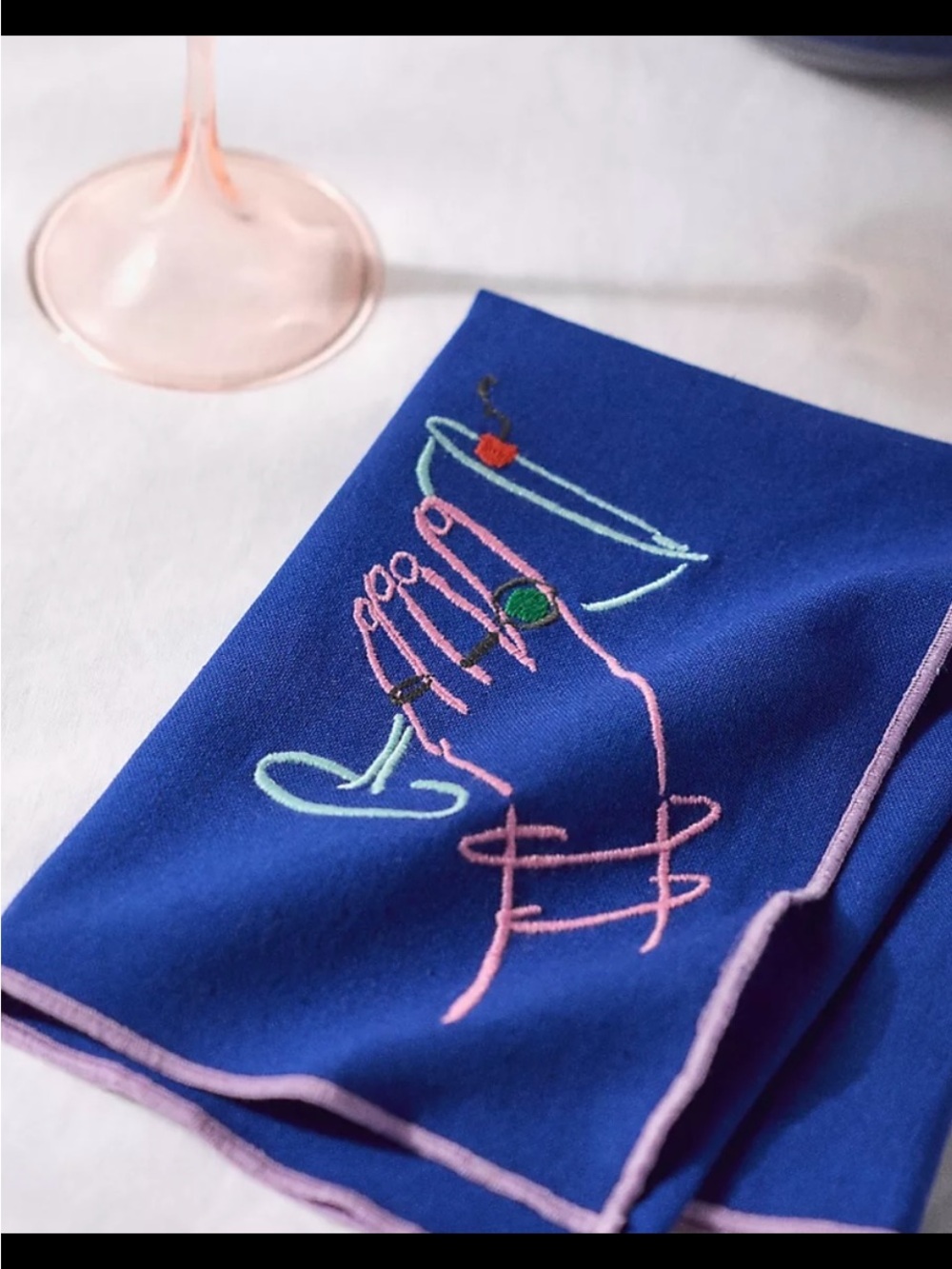 Anthropologie Pnthalo Ruth Cotton Napkins. Set of 2.